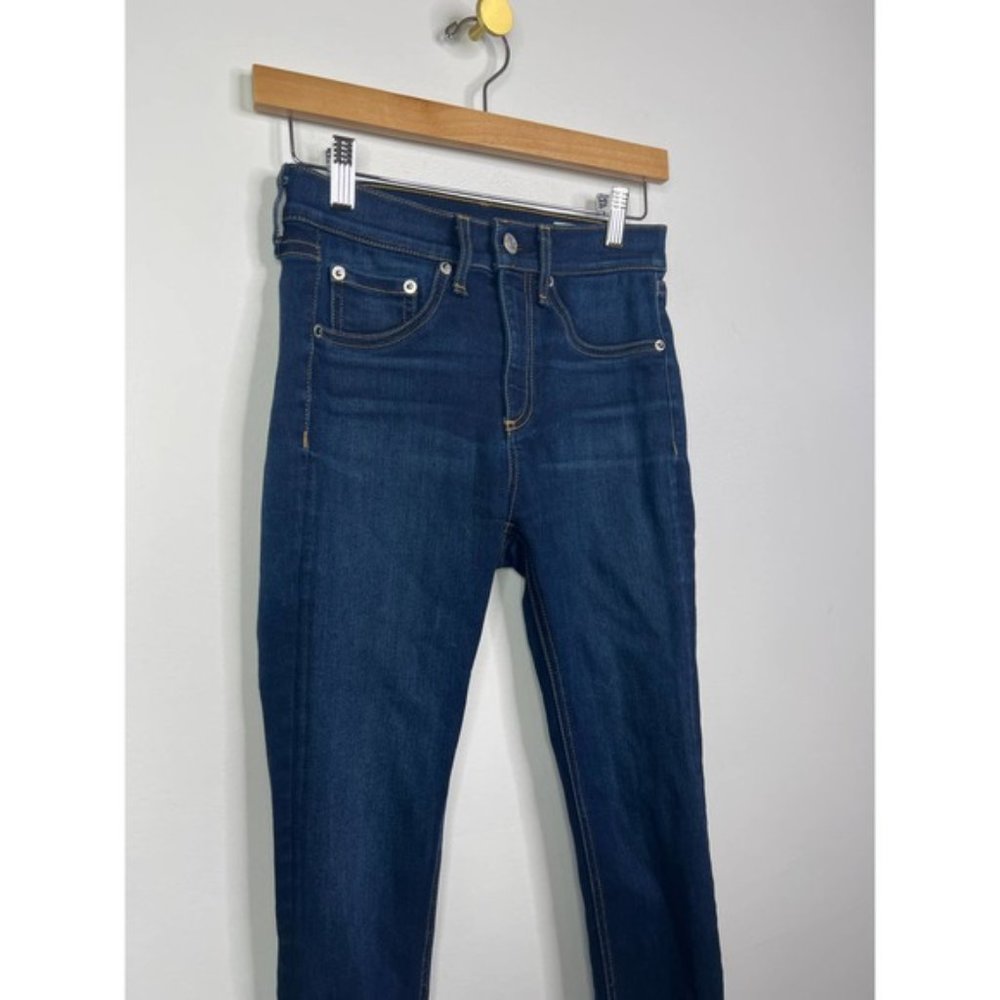 Rag & Bone High Rise Skinny Bedford Denim Jeans Women's Blue Size: 24 NWOT - Picture 4 of 11